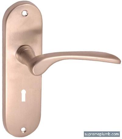 Valencia Lever Lock - Satin Nickel